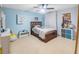 bedroom with a double bed, and plenty of storage at 523 Brookeshire Dr, Davenport, FL 33837
