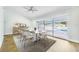 Elegant dining area with pool view and sliding glass doors at 5524 Meander Dr, Lake Wales, FL 33898