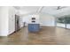 Modern kitchen with stainless steel appliances and island at 5524 Meander Dr, Lake Wales, FL 33898