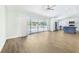 Open living area with sliding doors overlooking pool at 5524 Meander Dr, Lake Wales, FL 33898
