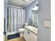 Clean bathroom with tub, shower, and updated vanity at 86 Winter Ridge Rd # 86, Winter Haven, FL 33881