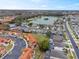 Aerial view of property and surrounding area at 938 Park Terrace Cir, Kissimmee, FL 34746