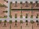 An aerial view showcasing a community of houses with a uniform design at 1649 Linz Ct, Winter Haven, FL 33884