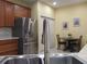 Kitchen with a breakfast nook and stainless steel appliances at 1649 Linz Ct, Winter Haven, FL 33884