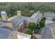 Bird's eye view of a luxurious home showcasing its architecture and landscape at 2300 N Scenic Hwy # 37, Lake Wales, FL 33853