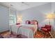 Charming bedroom with twin beds and colorful accents at 2300 N Scenic Hwy # 37, Lake Wales, FL 33853