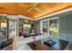 Spacious library with built-in bookshelves and backyard views at 2300 N Scenic Hwy # 37, Lake Wales, FL 33853