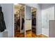 Spacious walk-in closet with ample shelving and drawers at 2300 N Scenic Hwy # 37, Lake Wales, FL 33853