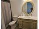 Updated bathroom with vanity, toilet and shower at 2314 York Pl, Lakeland, FL 33810