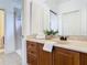 Bathroom with vanity, mirror and a walk-in shower at 2683 Wyndsor Oaks Way, Winter Haven, FL 33884