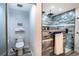 Modern bathroom with walk-in shower and updated fixtures at 3340 Crump Rd, Winter Haven, FL 33881
