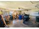 Two-car garage with ample space for storage and vehicles at 3340 Crump Rd, Winter Haven, FL 33881