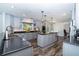 Spacious kitchen with an island and new cabinets at 3340 Crump Rd, Winter Haven, FL 33881
