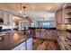 Renovated kitchen featuring stainless steel appliances and an island at 3340 Crump Rd, Winter Haven, FL 33881