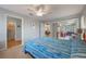 Primary bedroom with private bathroom and access to the living room at 340 Lake Suzanne Dr, Lake Wales, FL 33859