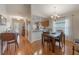 Bright dining area with a table and chairs adjacent to the kitchen at 340 Lake Suzanne Dr, Lake Wales, FL 33859
