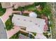 Top-down view of house, showing roof and backyard at 3457 Raleigh Dr, Winter Haven, FL 33884