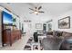Open concept living area showcasing a spacious layout and stylish decor at 3457 Raleigh Dr, Winter Haven, FL 33884