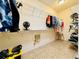 Well-organized walk-in closet with ample shelving at 3834 Litchfield Loop, Lake Wales, FL 33859