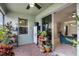 Outdoor patio with access to the living room at 3946 Bedford Ave, Winter Haven, FL 33884