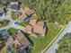 Aerial view of a house and surrounding neighborhood at 3966 Oak Loop # 13, Mulberry, FL 33860