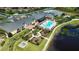 Resort-style amenities including pool, gardens, and clubhouse at 4193 Limerick Dr, Lake Wales, FL 33859