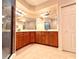 Spacious bathroom boasting double sinks and a large vanity at 4193 Limerick Dr, Lake Wales, FL 33859