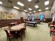 Game room with pool tables and card tables for recreation at 4193 Limerick Dr, Lake Wales, FL 33859