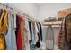 Spacious closet with ample hanging space and shelving at 425 Riders Loop, Auburndale, FL 33823