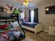bedroom with a bunk bed and Marvel theme at 437 Grand Reserve Dr, Davenport, FL 33837