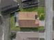 Top-down view of a house with a backyard and pool at 4505 Back Nine Dr, Winter Haven, FL 33884
