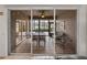 Spacious screened lanai with patio furniture and view of the backyard at 4505 Back Nine Dr, Winter Haven, FL 33884