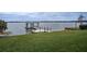 Private lakefront dock with covered gazebo and spacious deck at 524 Arneson Ave, Auburndale, FL 33823