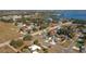 Aerial view of the house and surrounding area at 615 E Haines Blvd, Lake Alfred, FL 33850