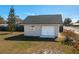 Exterior view of the detached garage in backyard at 615 E Haines Blvd, Lake Alfred, FL 33850