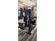 State-of-the-art gym with a multi-station machine at 780 Waterfern Trail Dr, Auburndale, FL 33823