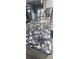 Kitchen island with blue and white quartz countertop at 780 Waterfern Trail Dr, Auburndale, FL 33823