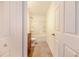 Clean bathroom with a tub shower combo and wood vanity at 124 A St, Haines City, FL 33844