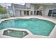 Octagon shaped pool with spa and spacious deck at 1932 Southern Dunes Blvd, Haines City, FL 33844