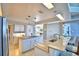 Modern kitchen with stainless steel appliances and island at 2119 Kirkland Lake Dr, Auburndale, FL 33823