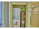 Stackable washer and dryer in laundry closet at 2119 Kirkland Lake Dr, Auburndale, FL 33823
