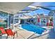 Enjoy this relaxing pool and patio area at 2119 Kirkland Lake Dr, Auburndale, FL 33823