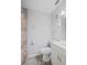 Bathroom with shower, toilet, and white vanity at 2500 21St Nw St # 22, Winter Haven, FL 33881