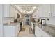 Modern kitchen with white cabinets and granite countertops at 2500 21St Nw St # 22, Winter Haven, FL 33881