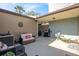 Private patio with grill and AC unit at 2500 21St Nw St # 22, Winter Haven, FL 33881