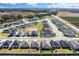 Aerial view of a new neighborhood with various housing styles at 264 Spirit Landings Cir, Winter Haven, FL 33880