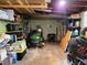 Garage with storage and lawn equipment at 4105 Oak Dr, Winter Haven, FL 33881