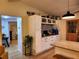 Updated kitchen featuring white cabinets and an island at 4105 Oak Dr, Winter Haven, FL 33881