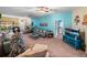 Spacious living room with a Christmas tree and comfortable seating area at 4195 Muirfield Loop, Lake Wales, FL 33859