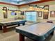 Recreational room with two billiard tables at 462 Sweetwater Way, Haines City, FL 33844